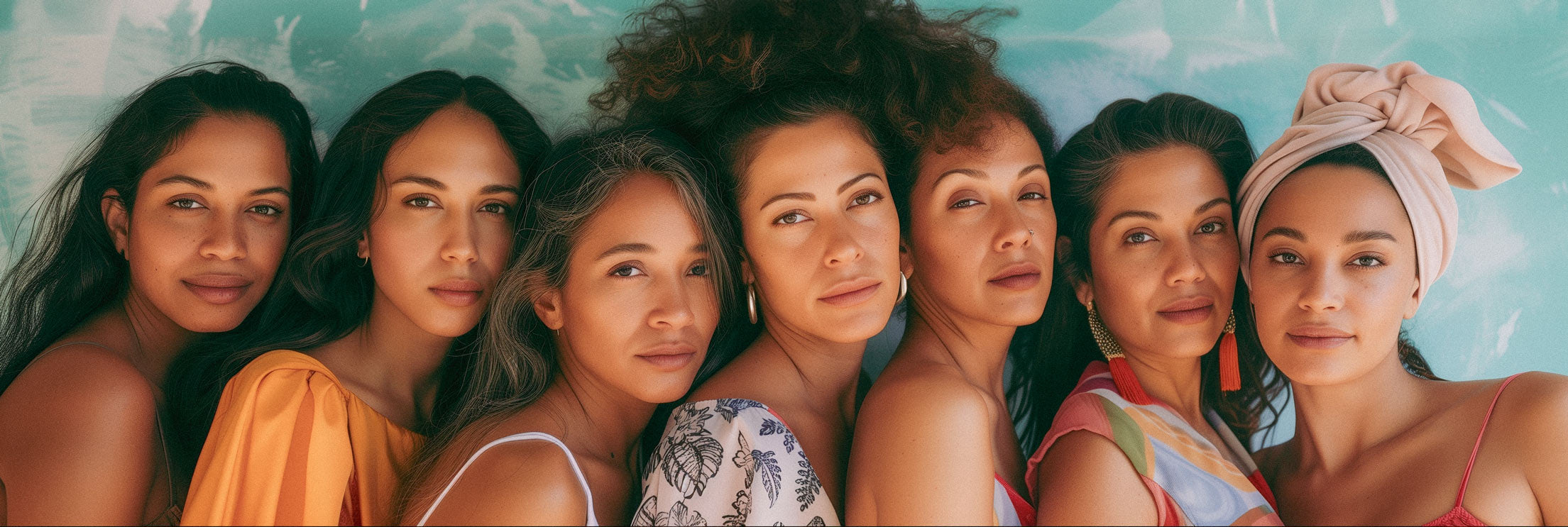 a group of Brazilian women in their 20s and 30s exercising outside for a wellness photo ad mid day, Kodak potra